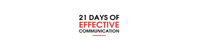 Featured image of post 21 days of effective communication